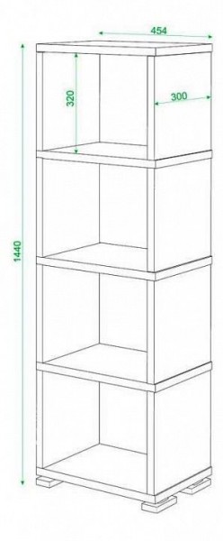 Стеллаж Домино СБ-15/4 в Режи - rezh.mebel24.online | фото 3