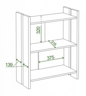 Стеллаж Домино СТЛ-ОН в Режи - rezh.mebel24.online | фото 2