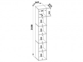 Стеллаж-колонка ШУ-20 в Режи - rezh.mebel24.online | фото 2