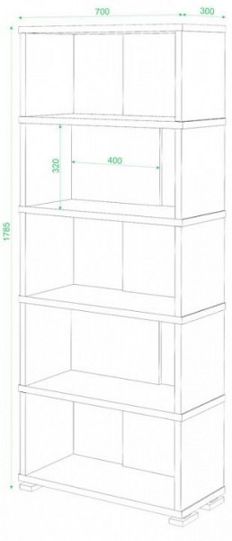 Стеллаж СБ-10/5 в Режи - rezh.mebel24.online | фото 2