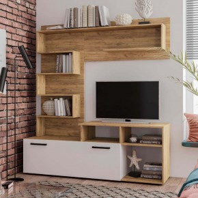 Гостиная Евро (крафт/белый) в Режи - rezh.mebel24.online | фото