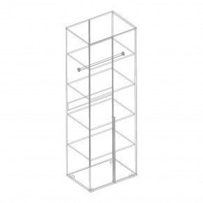 СТИЛ Шкаф 2-ств с полками в Режи - rezh.mebel24.online | фото 2