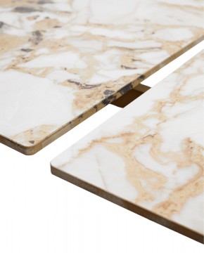 Стол ACERRA NEW 160 GLOSS GRAND JADE SOLID CERAMIC/ каркас цвета шампань, ®DISAUR в Режи - rezh.mebel24.online | фото 8