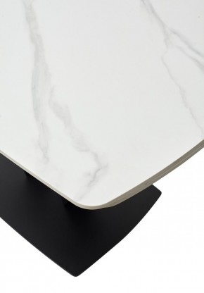 Стол ALATRI 120 MATT WHITE MARBLE SOLID CERAMIC / BLACK, ®DISAUR в Режи - rezh.mebel24.online | фото 11