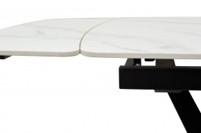 Стол ALATRI 120 MATT WHITE MARBLE SOLID CERAMIC / BLACK, ®DISAUR в Режи - rezh.mebel24.online | фото 5