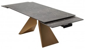 Стол ALES 180 BLACK GRAVE SOLID CERAMIC, керамика / бронзовый, ®DISAUR в Режи - rezh.mebel24.online | фото 9