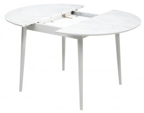 Стол BOLERO 105 см Жемчужный Перито (Белый Мрамор), HPL / Белый М-City в Режи - rezh.mebel24.online | фото 8