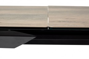 Стол CREMONA 140 KL-61 под дерево, итальянская керамика/ черный каркас, ®DISAUR в Режи - rezh.mebel24.online | фото 6