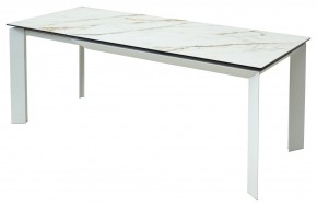 Стол CREMONA 160 KL-188 Контрастный мрамор / белый каркас, ®DISAUR в Режи - rezh.mebel24.online | фото 3