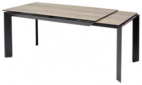 Стол CREMONA 180 KL-61 Под дерево, итальянская керамика / черный каркас, ®DISAUR в Режи - rezh.mebel24.online | фото 7