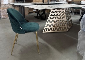 Стол ENNA 220 KL-188 Контрастный мрамор матовый, итальянская керамика/ каркас цвета шампань, ®DISAUR в Режи - rezh.mebel24.online | фото 7