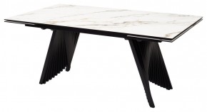 Стол IVAR 180 MARBLES KL-188 Контрастный мрамор, итальянская керамика, ®DISAUR в Режи - rezh.mebel24.online | фото 1