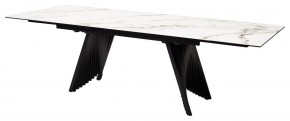 Стол IVAR 180 MARBLES KL-188 Контрастный мрамор, итальянская керамика, ®DISAUR в Режи - rezh.mebel24.online | фото 4