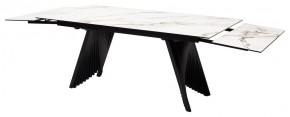 Стол IVAR 180 MARBLES KL-188 Контрастный мрамор, итальянская керамика, ®DISAUR в Режи - rezh.mebel24.online | фото 9