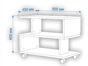 Стол журнальный Домино Нельсон СЖ-1 в Режи - rezh.mebel24.online | фото 2