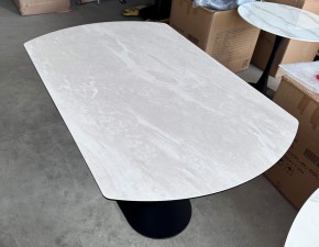 Стол KAI 140 TL-109 поворотная система раскладки, испанская керамика / Темно-серый / Черный, ®DISAUR в Режи - rezh.mebel24.online | фото 7