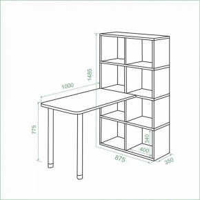 Стол компьютерный Bartolo в Режи - rezh.mebel24.online | фото 2