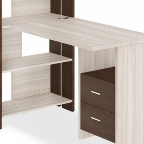 Стол компьютерный Домино Лайт СТЛ-ОВ+С100Прям+ТЯЛ в Режи - rezh.mebel24.online | фото 2