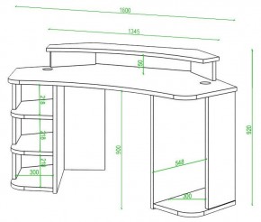Стол компьютерный Домино Lite СК-160 в Режи - rezh.mebel24.online | фото 2
