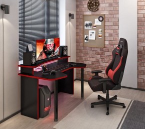 Стол компьютерный Домино Lite СКЛ-Игр140+НКИЛ140 в Режи - rezh.mebel24.online | фото 2