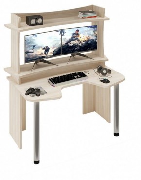 Стол компьютерный Домино Lite СКЛ-Игр140+НКИЛ140ВЛ в Режи - rezh.mebel24.online | фото 2