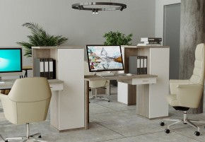 Стол компьютерный Домино Lite СКЛ-ПРЯМ100+ШК КБЕ в Режи - rezh.mebel24.online | фото 2