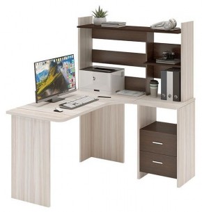 Стол компьютерный Домино Lite СКЛ-Угл130+НКЛ-120 в Режи - rezh.mebel24.online | фото 2