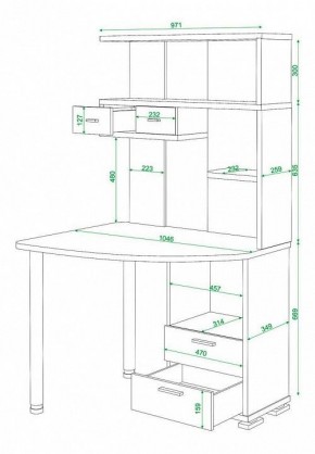 Стол компьютерный Домино нельсон СК-20 в Режи - rezh.mebel24.online | фото 5