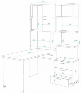 Стол компьютерный Домино нельсон СР-500М/160 в Режи - rezh.mebel24.online | фото 2