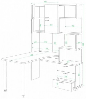 Стол компьютерный Домино нельсон СР-500М/190 в Режи - rezh.mebel24.online | фото 2