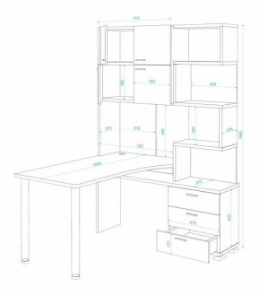 Стол компьютерный Домино нельсон СР-500М160 в Режи - rezh.mebel24.online | фото 3