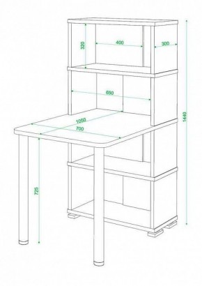 Стол компьютерный Домино СБ-10М4 в Режи - rezh.mebel24.online | фото 4