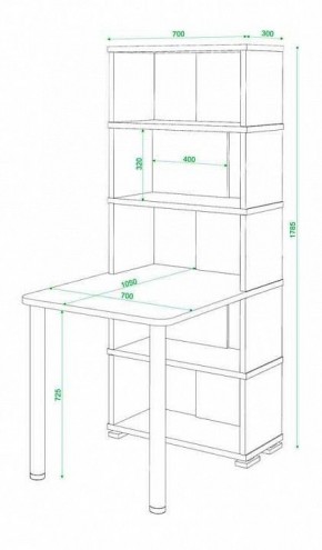 Стол компьютерный Домино СБ-10М5 в Режи - rezh.mebel24.online | фото 3