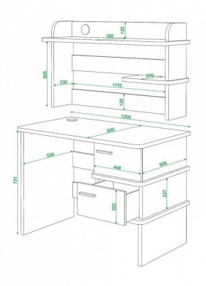 Стол компьютерный Домино СД-15C в Режи - rezh.mebel24.online | фото 4