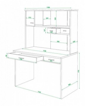 Стол компьютерный Домино СК-60 в Режи - rezh.mebel24.online | фото 2