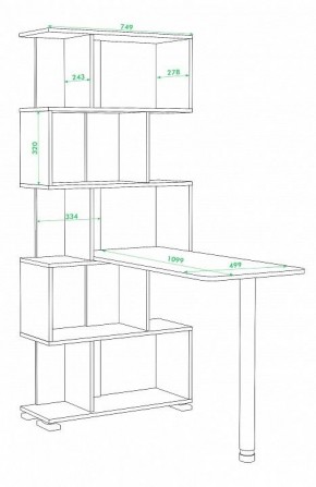 Стол компьютерный Домино СЛ-5СТ в Режи - rezh.mebel24.online | фото 2