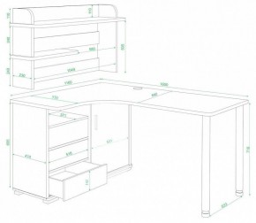 Стол компьютерный Домино СР-145М в Режи - rezh.mebel24.online | фото 2