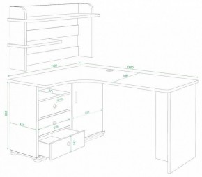 Стол компьютерный Домино СР-165 в Режи - rezh.mebel24.online | фото 2