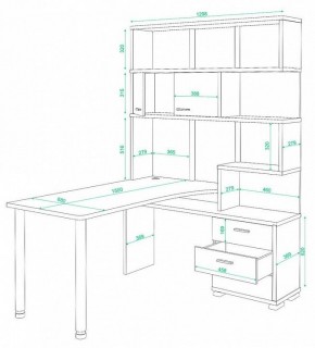 Стол компьютерный Домино СР-420/150 в Режи - rezh.mebel24.online | фото 2