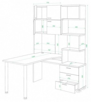Стол компьютерный Домино СР-500М/140 в Режи - rezh.mebel24.online | фото 2