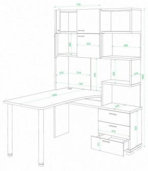 Стол компьютерный Домино СР-500М/190 в Режи - rezh.mebel24.online | фото 2