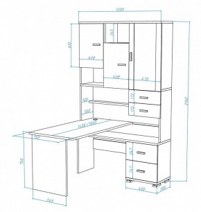 Стол компьютерный Домино СР-620/140 в Режи - rezh.mebel24.online | фото 3