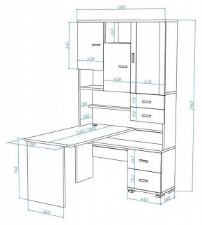 Стол компьютерный Домино СР-620/180 в Режи - rezh.mebel24.online | фото 2