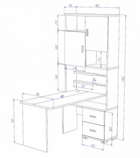 Стол компьютерный Домино СР-720/180 в Режи - rezh.mebel24.online | фото 2
