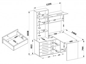 Стол компьютерный КСТ-14.1Л в Режи - rezh.mebel24.online | фото 5