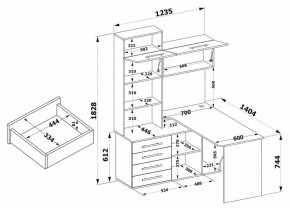 Стол компьютерный КСТ-14П в Режи - rezh.mebel24.online | фото 8