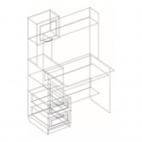 Стол компьютерный "ДА-12" Александрия в Режи - rezh.mebel24.online | фото 3