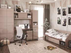 Стол компьютерный Симба Ясень шимо-Кофе с молоком в Режи - rezh.mebel24.online | фото 4