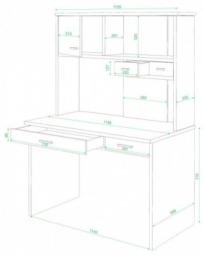 Стол компьютерный СК-60 в Режи - rezh.mebel24.online | фото 2