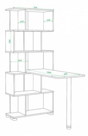 Стол компьютерный СЛ-5СТ в Режи - rezh.mebel24.online | фото 2
